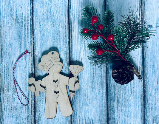 Gingy Christmas Ornaments Set (4)