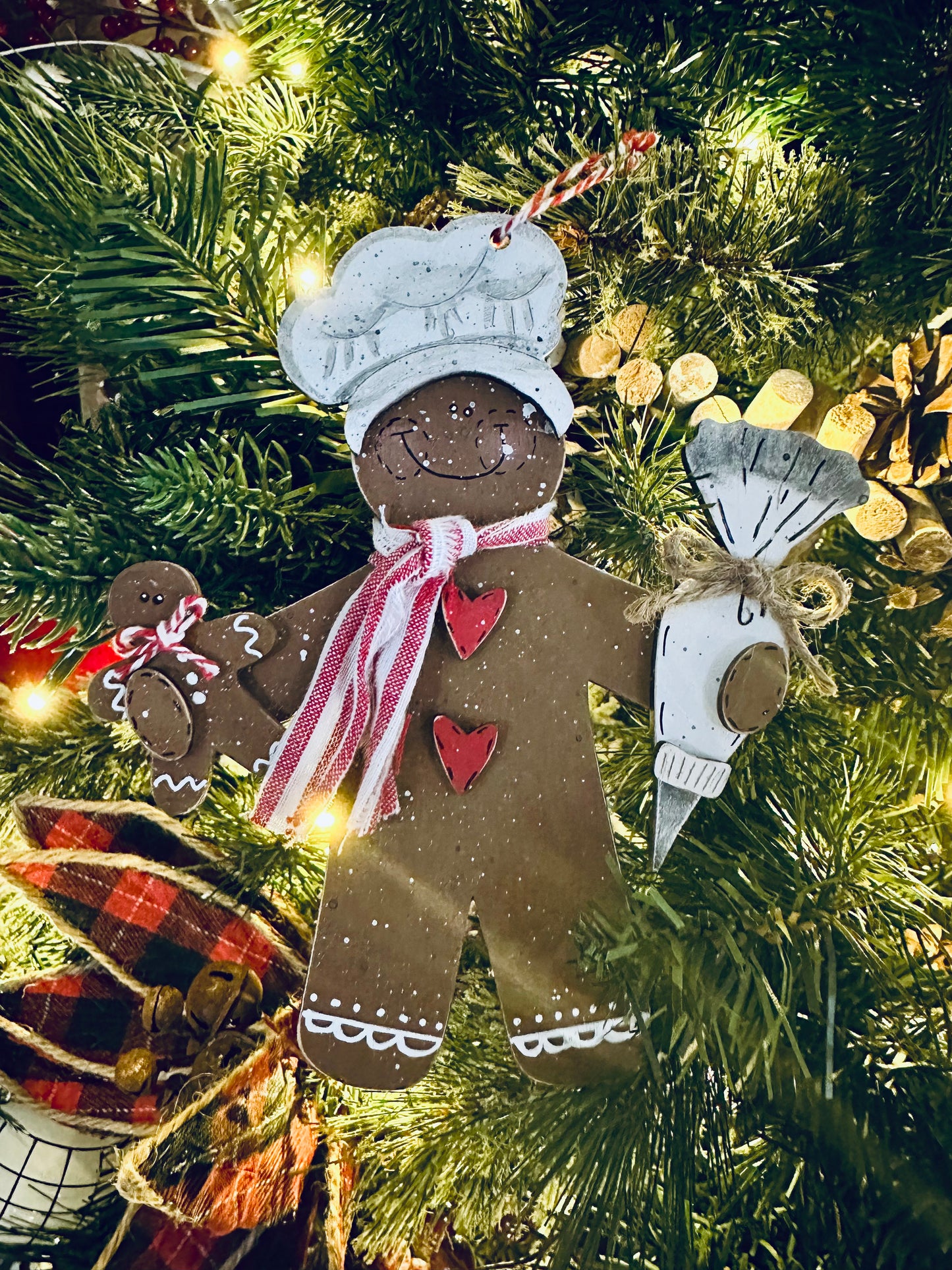 Gingy Christmas Ornaments Set (4)